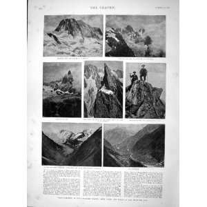  1893 MOUNTAINEERING FRANCE DAUPHINE ALPS GASPARD BANS 
