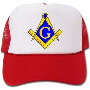 Masonic Temple logo truckers hat