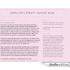  Carolines Breast Cancer Blog Kindle Store Caroline 