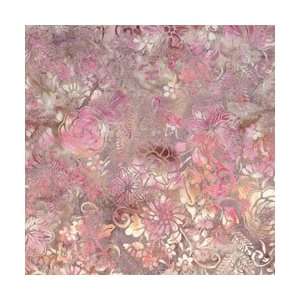  Hoffman Bali Batiks 2012 Floral Garden Mix Rosemary by the 