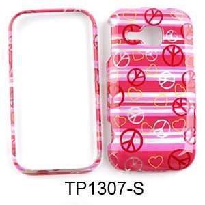 Samsung Galaxy Indulge R910 Transparent Design, Peace Signs and Hearts 