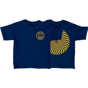  Spitfire Classic Swirl Toddler 2t Navy Skate Kids T Shirts 