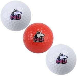 Northern Illinois Huskies Three Pack of Golf Balls