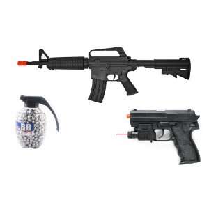  WELL M16 Electric 200 FPS Full/Semi Automatic Airsoft Rifle 