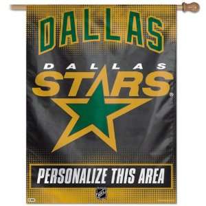 Dallas Stars Personalized Vertical Flag 27X37 Banner