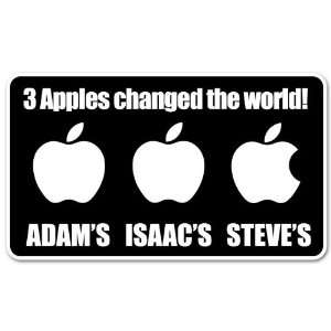  Apple Mac Iphone I phone changed world car bumper sticker 