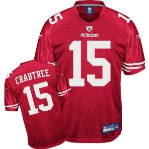 Reebok San Francisco 49ers Michael Crabtree Authentic Jersey:  