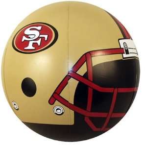   San Francisco 49ers Large Inflatable Beach Ball Toy: Sports & Outdoors