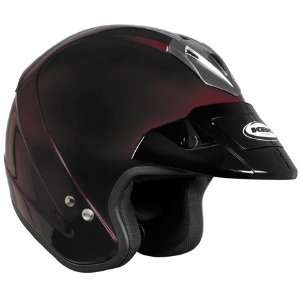  KBC Tour Com Open Face Helmet X Small  Red: Automotive