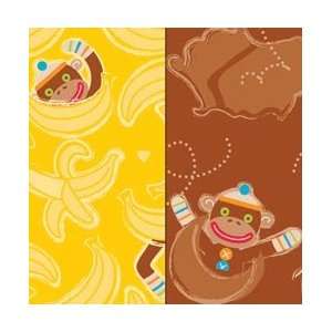 Creative Imaginations Monkey Business Double Sided Cardstock 12X12 