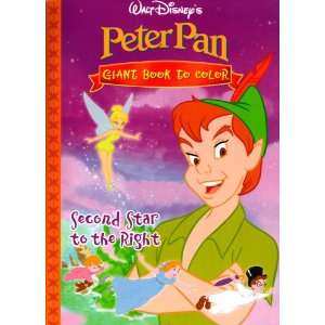  Peter Pan Giant Book to Color ~ Second Star to the Right 