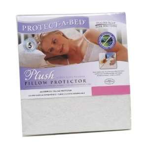  Protect A Bed Plush Waterproof Pillow Protector, Standard 