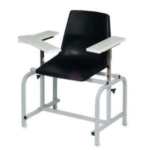 : Blood Drawing Chair, 26x24x37, 300 lb Capacity, Black   CHAIR,BLOOD 