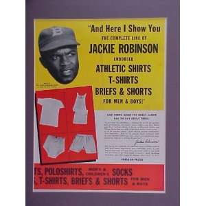  Jackie Robinson Brooklyn Dodgers 1949 Shirts Briefs 