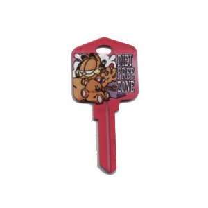  Garfield   Diet Free Zone House Key Kwikset / Titan 