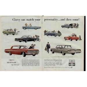 are the 1961 Impala Convertible, 1961 Nomad 6 passenger Station Wagon 
