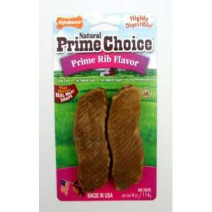   Nylabone Prime Choice Prime Rib Flavor Dog Chews 2 ct.: Pet Supplies