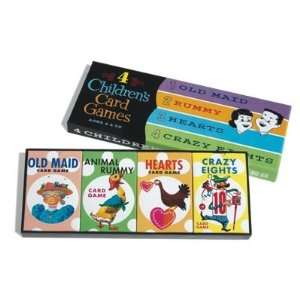  Childrens Card Games (Set of 4 Games)