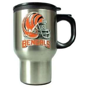   Stainless Steel Thermal Mug W/ Pewter Emblem: Sports & Outdoors