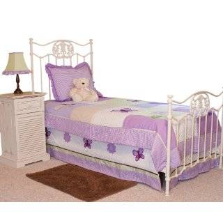 Pink and Purple Butterfly Collection Childrens Bedding 4pc Twin Set 