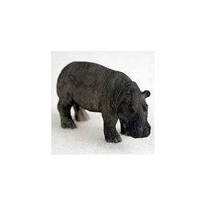 Hippopotamus Miniature Figurine 