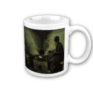  Woman by the Fireplace by Vincent Van Gogh Coffee Cup 