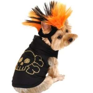  Orange & Black Pet Mohawk Wig Simply Dog S/M: Toys & Games