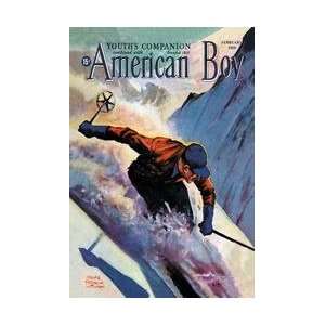 American Boy February 1939 28x42 Giclee on Canvas 