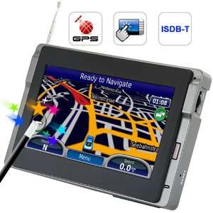  4.5 Inch Portable GPS Navigator + ISDB T Digital TV 