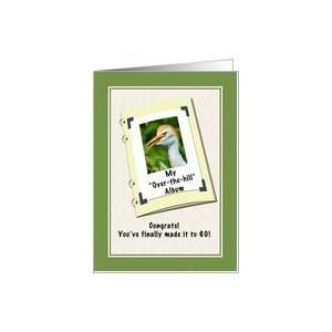  60th Birthday, Humor, Cattle Egret Bird Card Toys & Games