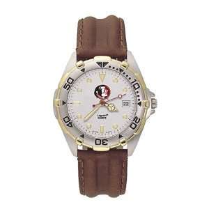   Seminoles Mens NCAA All Star Watch (Leather Band)