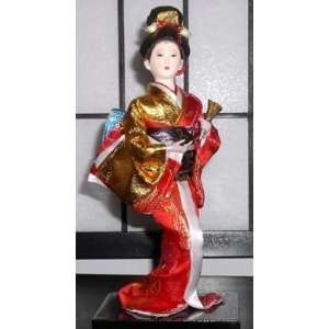  9quot; Japanese GEISHA Oriental Doll DOL9011 9: Toys 