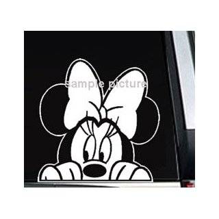 Minnie Mouse Peeking Car Truck Window Sticker Decal  SMMP005  5L