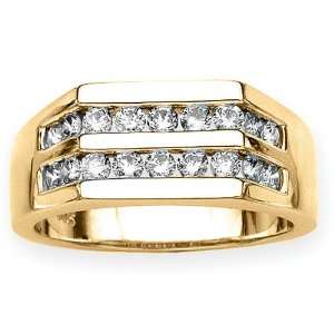  14K Yellow Gold 1/2 ct. Diamond Mens Ring: Katarina 