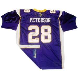 Adrian Peterson Autographed Jersey  Details: Minnesota Vikings 