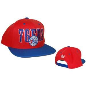 Philadelphia 76ers Adjustable Straight Name and Logo Snapback Baseball 