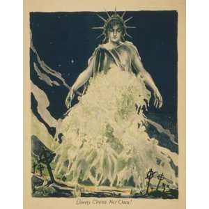  World War I Poster   Liberty claims her own 19 X 24 