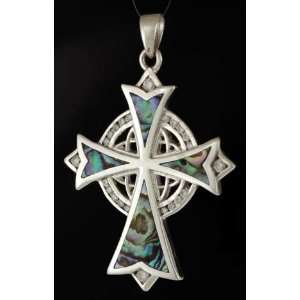  Abalone Celtic High Cross of the Faith 