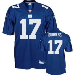  Plaxico Burress Blue Reebok Authentic New York Giants 