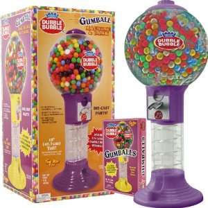  Double Bubble Purple 18 Gumball Bank   One Lbs. Gum Electronics