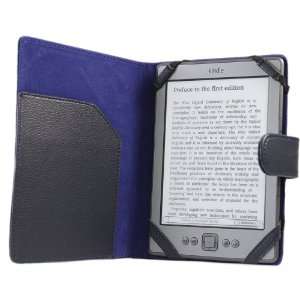iTALKonline PadWear BLUE Executive BOOK Wallet Case Cover Shield Slot 