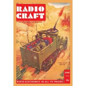  Radio Craft Mobile Radio Station 28x42 Giclee on Canvas 