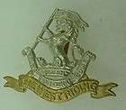duke of wellingtons regiment west riding british metal army badge
