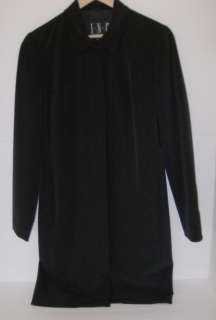 INC INTERNATIONAL CONCEPTS Long Black Coat Size:S NWOT  