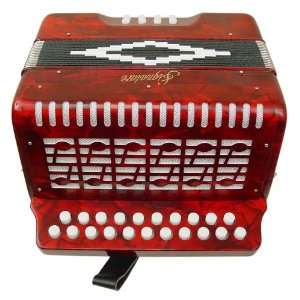  Signature Music Button Accordion 21 Buttons, 8 Bass Accordion 