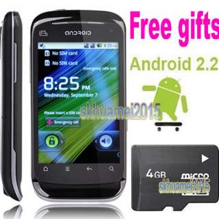   Google Android 2.2 OS Wifi TV free gifts 4GB smart phone B1000  