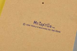 Vintage 1968 MR TAP N GO Dancing Puppet BOX & Pieces  
