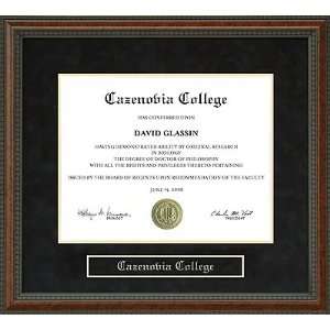 Cazenovia College Diploma Frame 