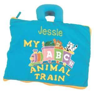  Personalized ABC Animal Train Travel Bag for Children 