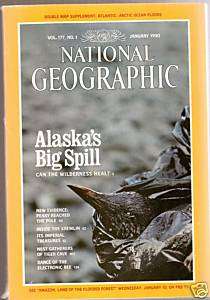 NATIONAL GEOGRAPHIC MAGAZINE   1990 (12 issues)  
